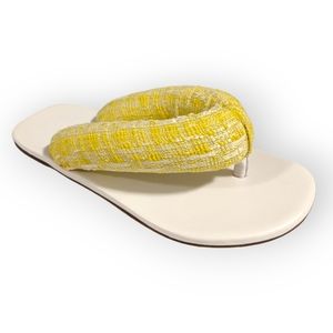 Staud Limone Riba Tubular Sandals, Size 5